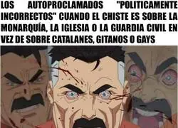 Todos somos la generacion de cristal cuando el chiste es sobre algo que nos toca la fibra