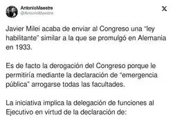 La fina l&iacute;nea entre la Argentina de Milei y tiempos oscuros en Europa