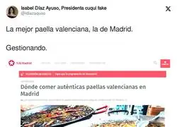 Nada como la paella madrile&ntilde;a