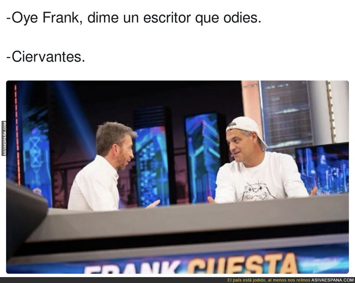 Frank Cuesta y la cultura
