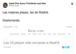 Madrid es un para&iacute;so de las playas
