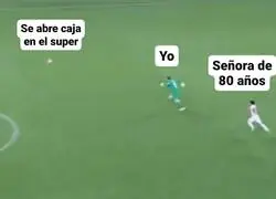 Cuando quiere la gente mayor es muy veloz