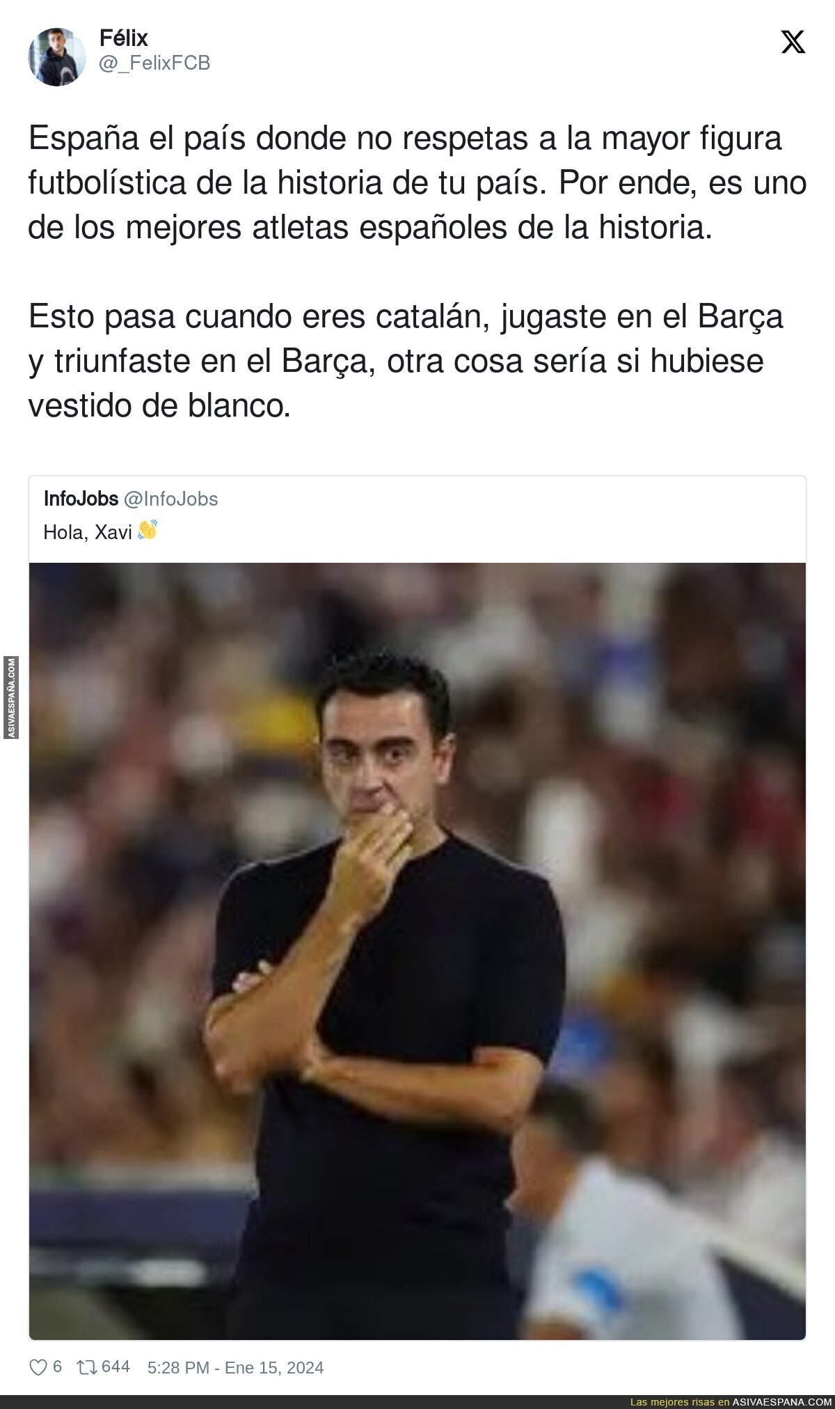 Así se maltrata a las grandes figuras en España por ser catalanes