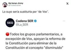 VOX sigue en el pasado