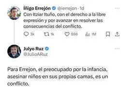 Vaya repaso a &Iacute;&ntilde;igo Errej&oacute;n por parte de un usuario tras hablar de Itziar Itu&ntilde;o