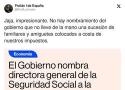 Una m&aacute;s del Gobierno