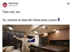 Todo mal, bro.

Va, veamos la casa del Xokas poco a poco ?, por @paumjust