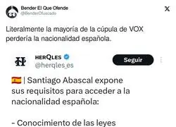 Los requisitos de VOX