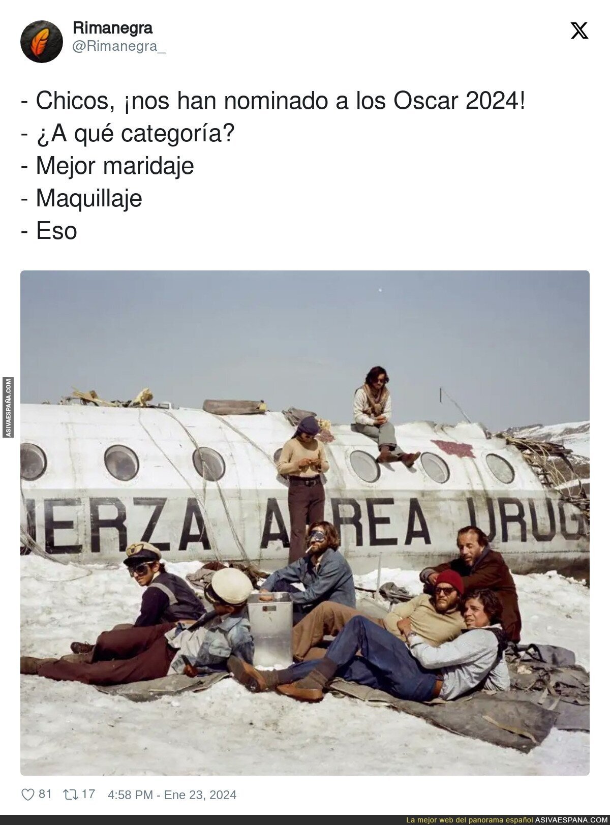 Confusión en el reparto