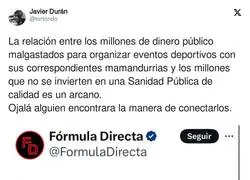 Al final el circuito de Madrid de F&oacute;rmula 1 saldr&aacute; de dinero p&uacute;blico