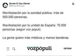 Un mensaje claro de la poblaci&oacute;n