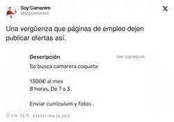 Una oferta muy coqueta