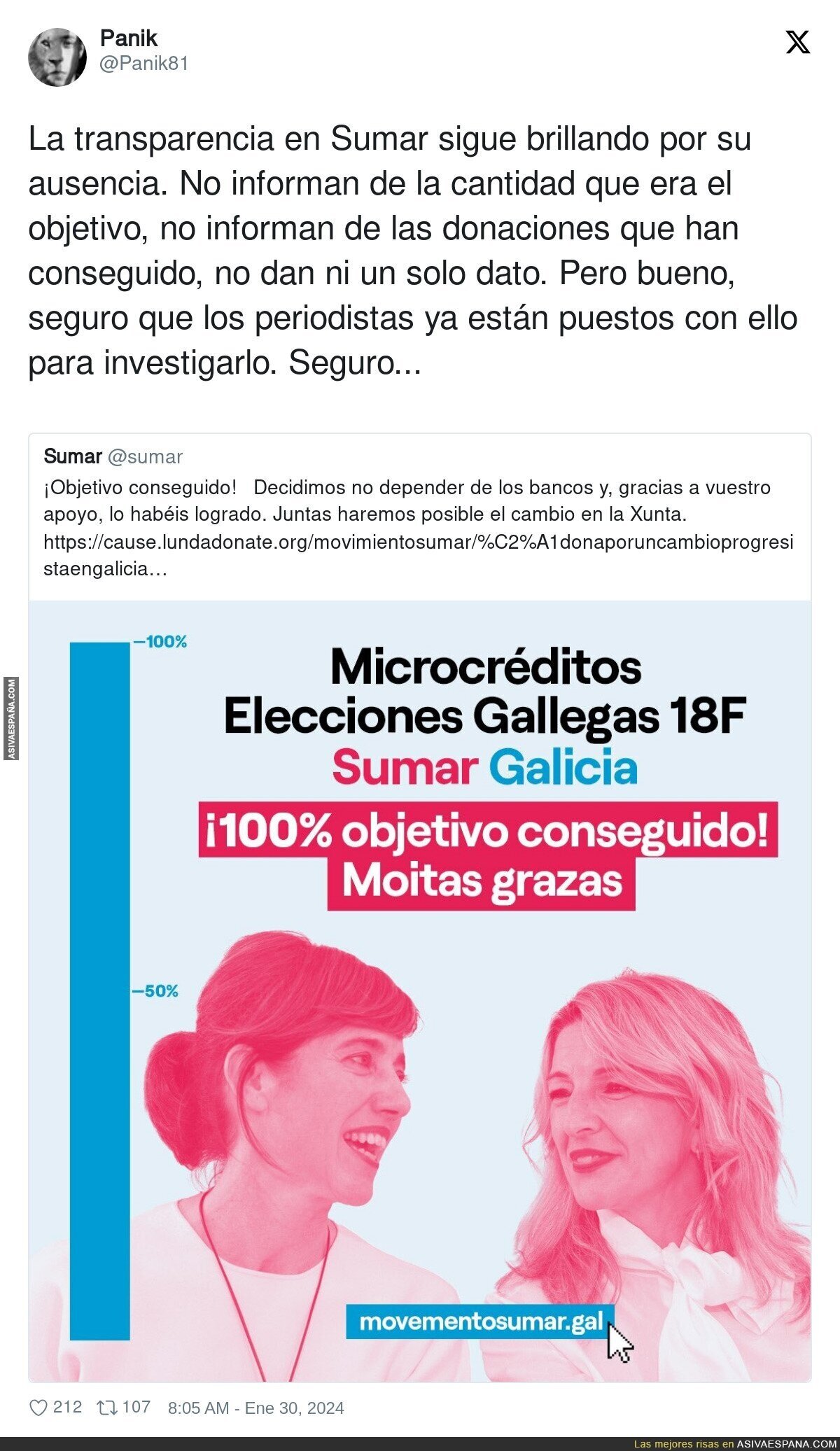 Muchos datos ocultos en Sumar