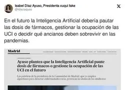 Cuidado con Isabel y la inteligencia artificial