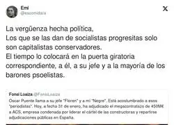 La verg&uuml;enza hecha pol&iacute;tica con Oscar Puente