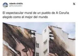 Precioso mural visto en A Coru&ntilde;a