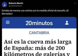 El Bernab&eacute;u como medida