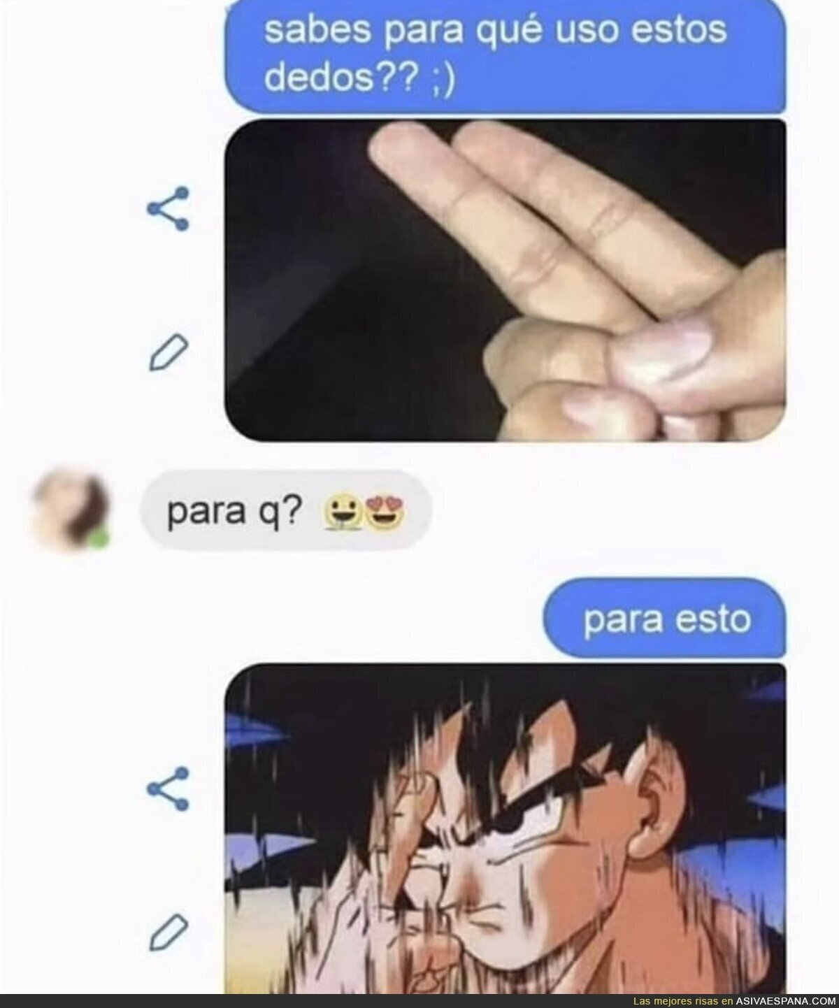 El gran poder de dos dedos