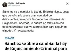 Pedro a por todas para aprobar sus leyes