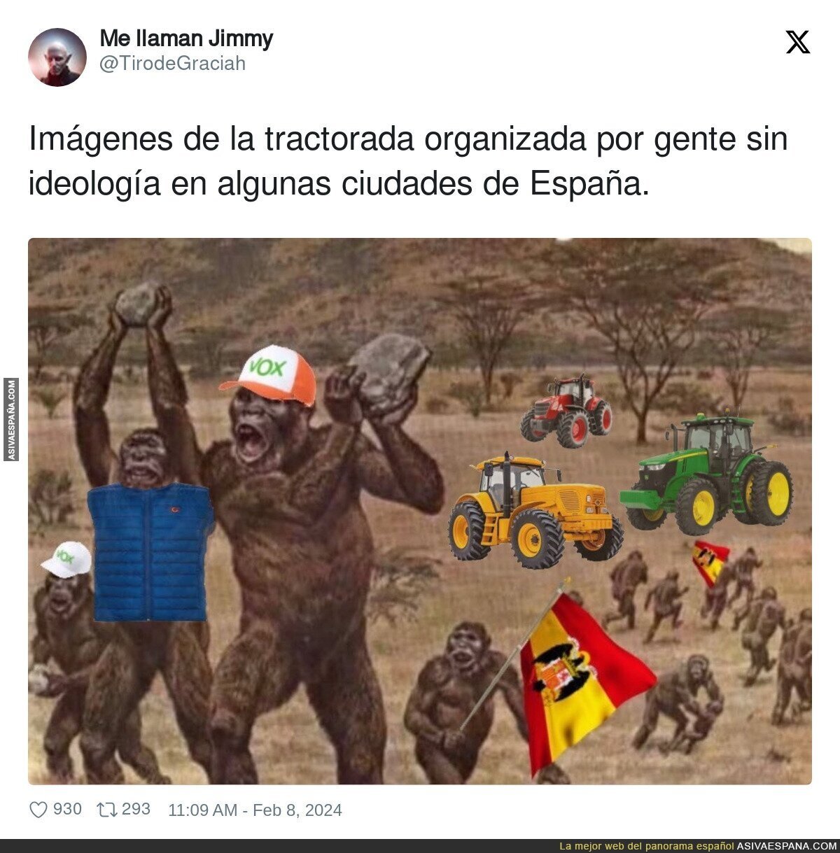 Unan manifestación que se retra