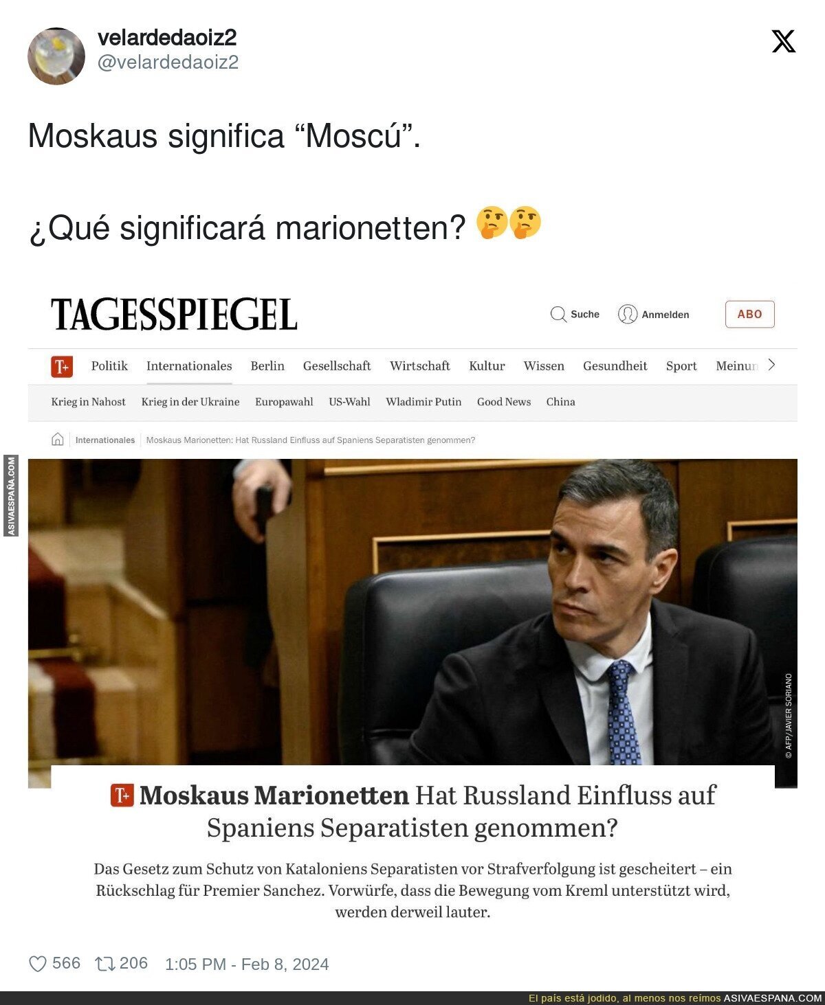 ¿Qué nos quieren decir con esta noticia?
