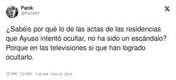 El gran esc&aacute;ndalo de Ayuso que no debe quedar en el olvido