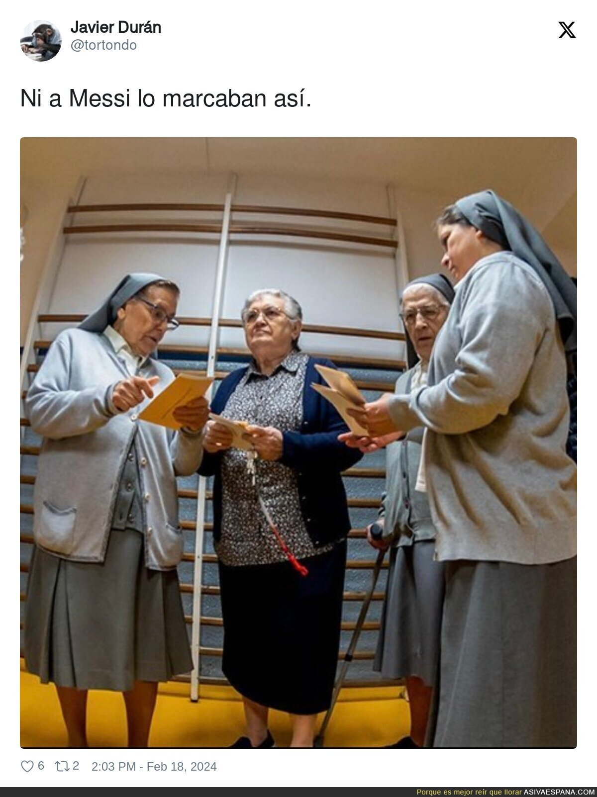 Tremendo marcaje al hombre