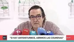 La surrealita amenaza de este se&ntilde;or hacia los antidisturbios por las protestas agrarias