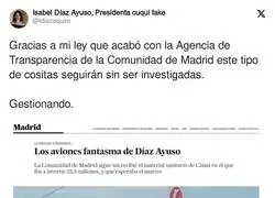 &iquest;D&oacute;nde est&aacute;n los aviones de Ayuso?