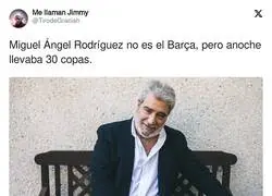 Miguel &Aacute;ngel Rodr&iacute;guez va pasado de copas