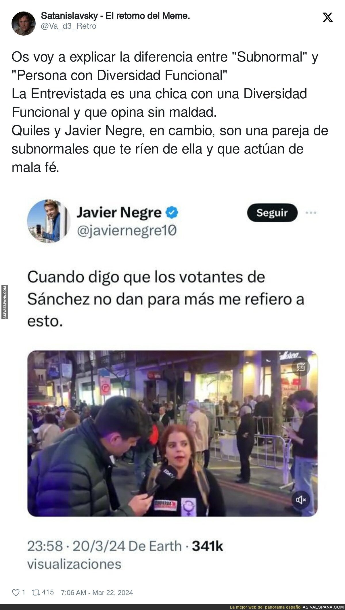 El karma le llegará a Javier Negre y Vito Quiles
