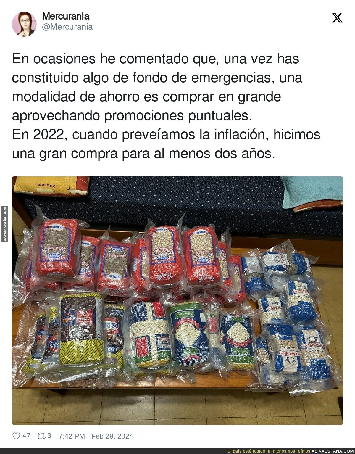 Hay que ser previsor en esta vida