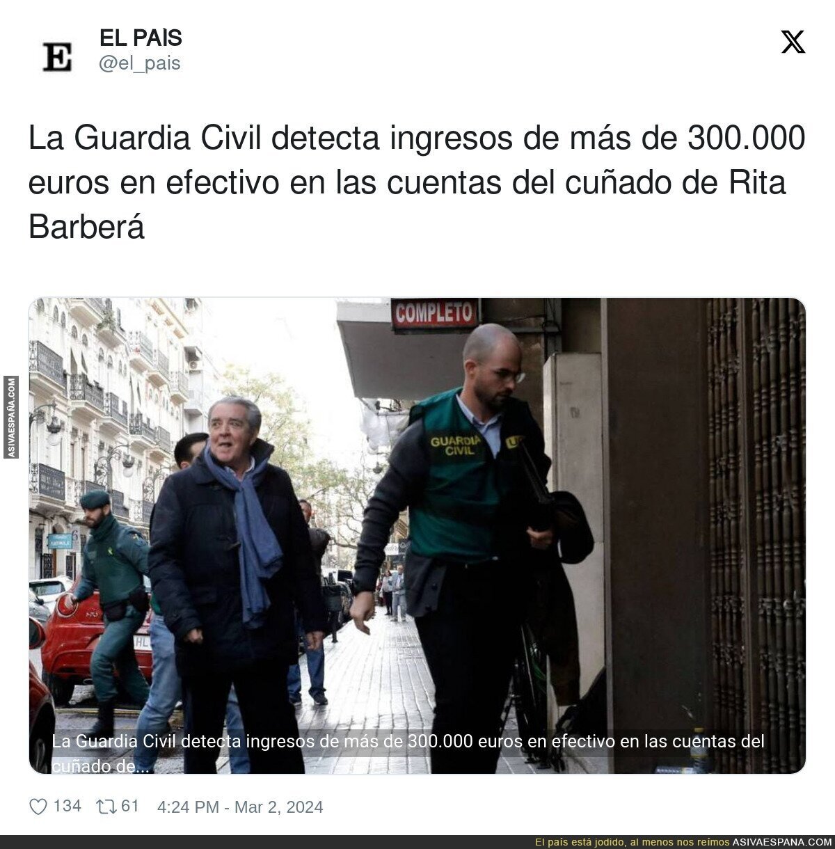 Siguen los escándalos con Rita Barberá y ni está entre nosotros