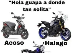Diferencia de motos vistas en Espa&ntilde;a