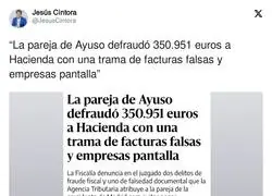 Cuidado con la pareja de Isabel D&iacute;az Ayuso