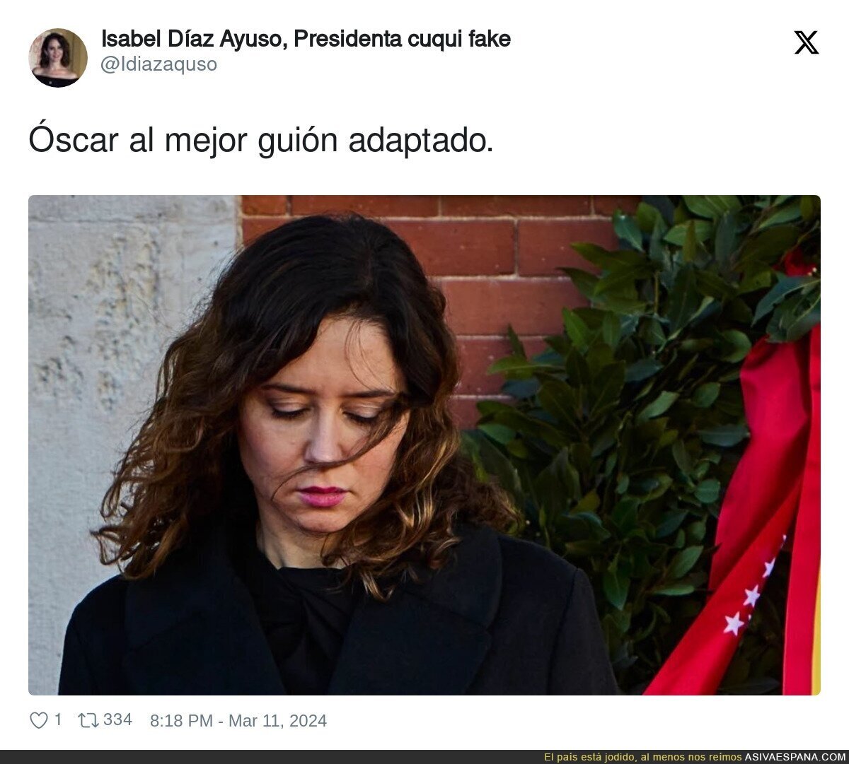 El gran papel de Ayuso