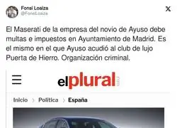 Ayuso no tiene verg&uuml;enza