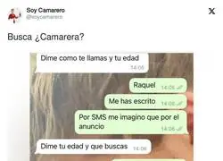 No son formas para buscar una empleada