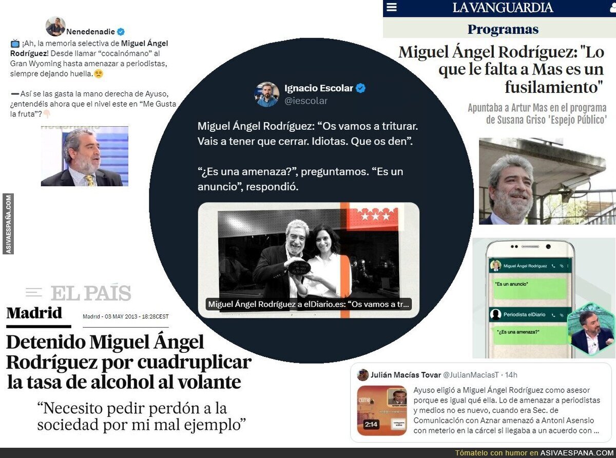 Nadie mejor para Jefe de Gabinete de IDA que el 'cuñao/mamao' de Miguel Ángel Rodríguez