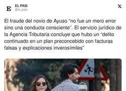 El novio de Ayuso est&aacute; en problemas