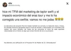 Cuando te toca una profesora Swiftie