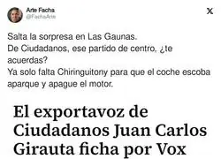 Juan Carlos Girauta muetra su verdadera cara