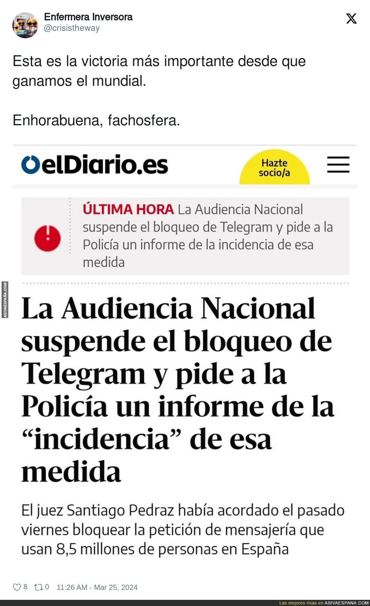La Audiencia Nacional suspende la aberración que quería cometer Santiago Pedraz