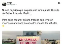 La frase que nunca se ver&aacute; en Madrid