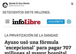 Una nueva cifra que va a perseguir a Isabel D&iacute;az Ayuso