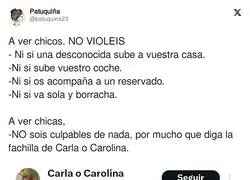 Las chicas no son culpables