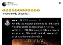 Una pel&iacute;cula no muy complicada de encontrar