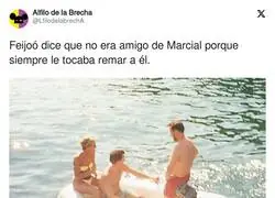 Foto in&eacute;dita de Feij&oacute;o con Marcial Dorado