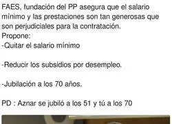 El futuro que quiere Aznar para ti