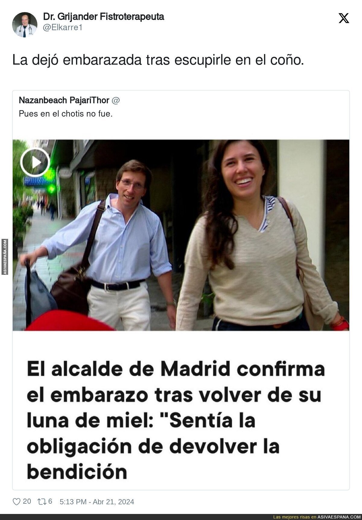 José Luis ha pecado